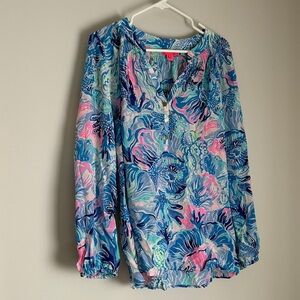 Lilly Pulitzer Elsa Silk Top